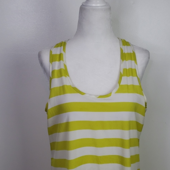 Newbury Kustom Yellow and White Womens Dress, Sz M - Picture 4 of 7